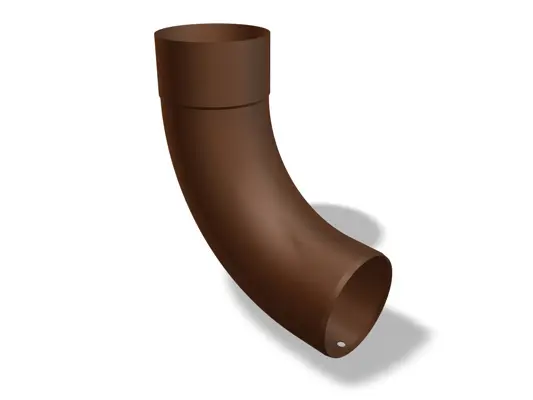 Cotul PREFA de 85°, disponibil în dimensiunile Ø 60, 80, 100 și 120 mm, permite o schimbare eficientă și sigură a direcției în sistemele de scurgere.