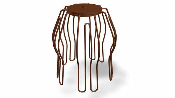 Sita pentru frunze pentru jgheaburi PREFA captează impuritățile mari, pentru ca burlanul să nu se înfunde