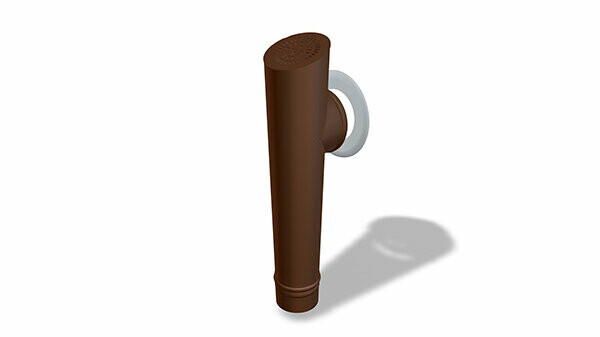 Racord pentru atic rotund PREFA